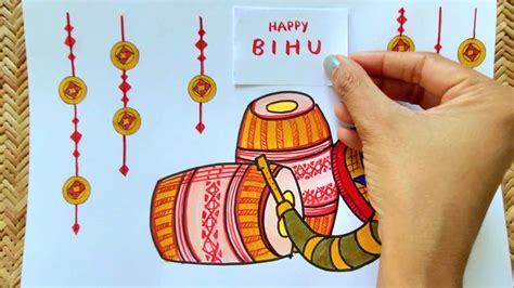 bihu simple drawing